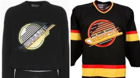 versace canucks|Did Versace rip off Canucks' so.